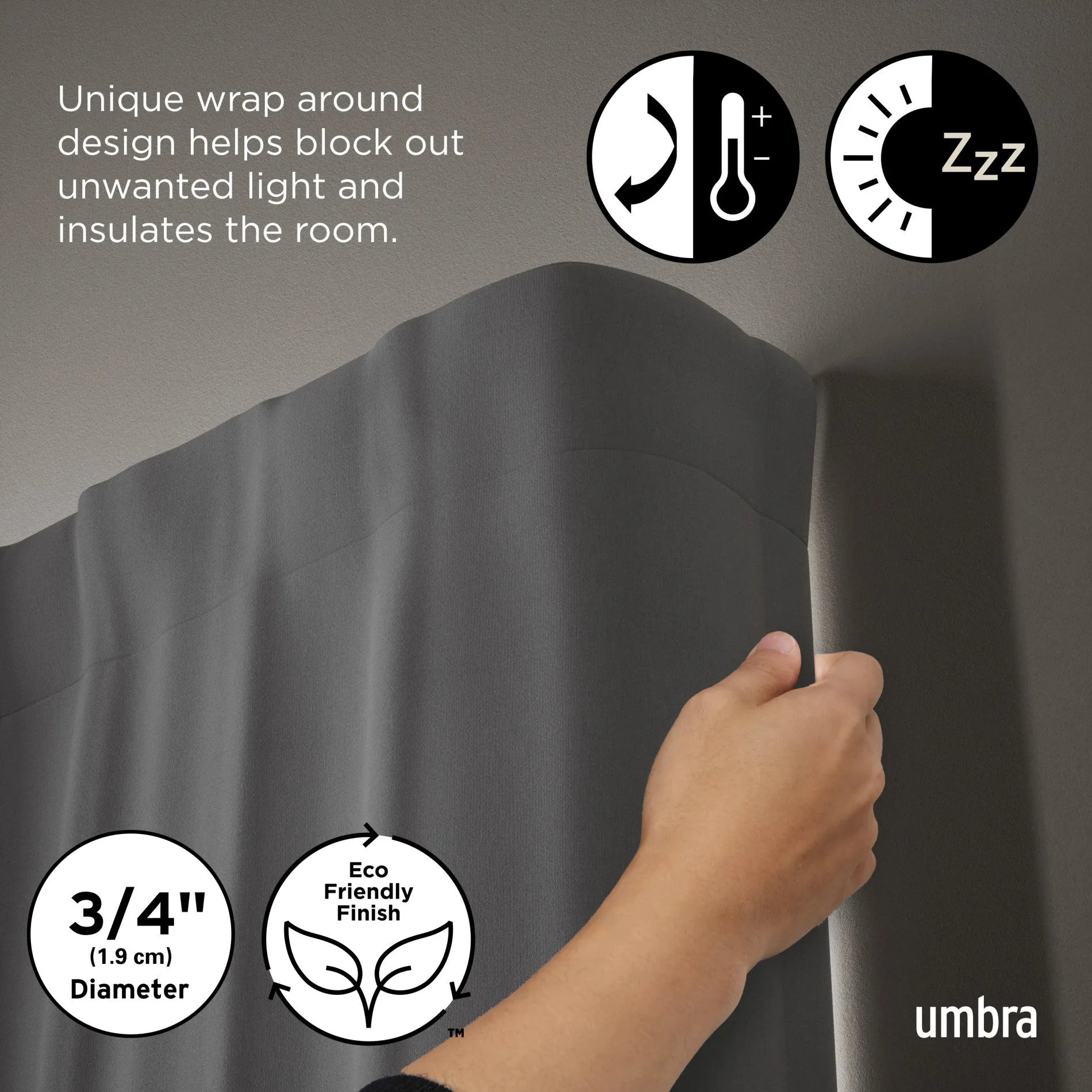 Twilight Blackout Curtain Rod