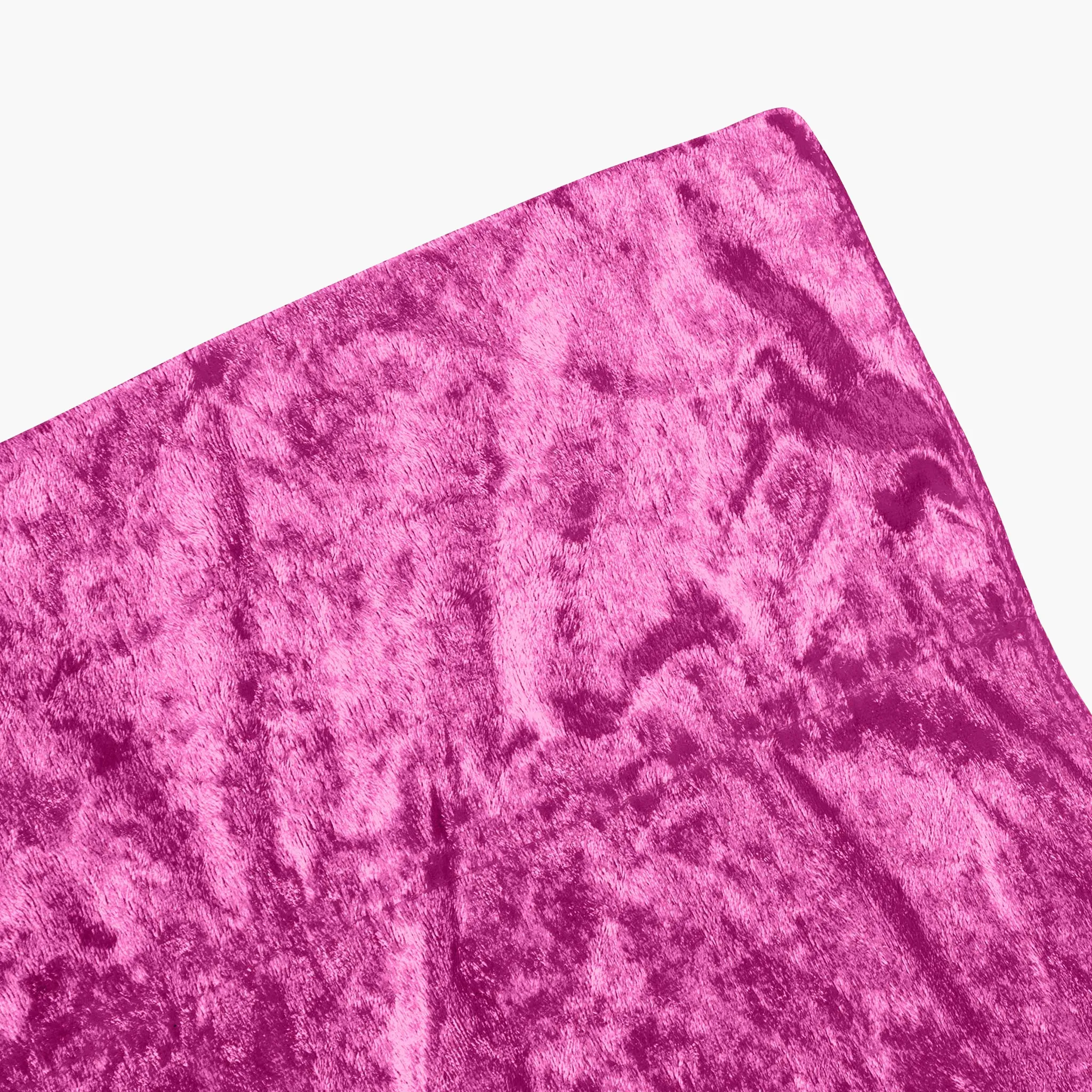 Velvet 12ft H x 52" W Drape/Backdrop Curtain Panel - Magenta