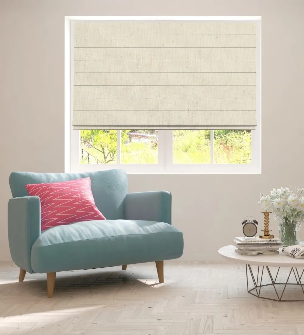 Waqo Signature Light Filtering Roman Blinds